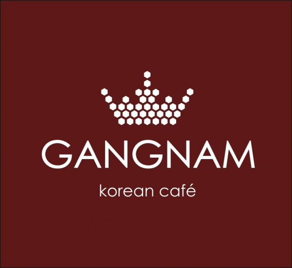 Логотип компании GANGNAM korean cafe